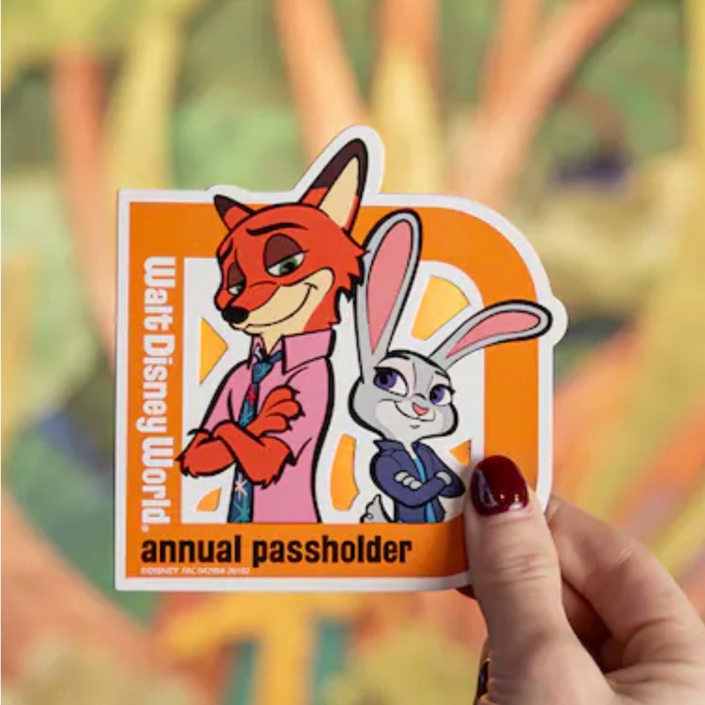 Disney World Annual Passholder Magnet Zootopia